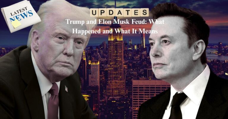 Trump and Elon Musk Feud